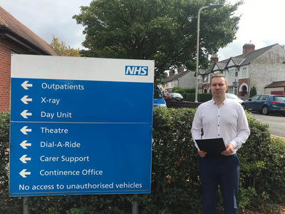 Michael Mullaney and the local Lib Dems are campaigning for the return of X-ray services to Hinckley