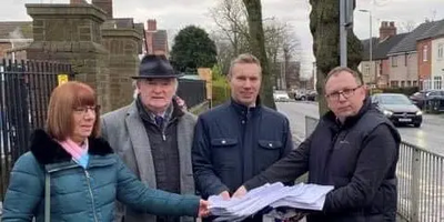 Campaigners are calling for a safe crossing near St Peter's School on London Road Hinckley